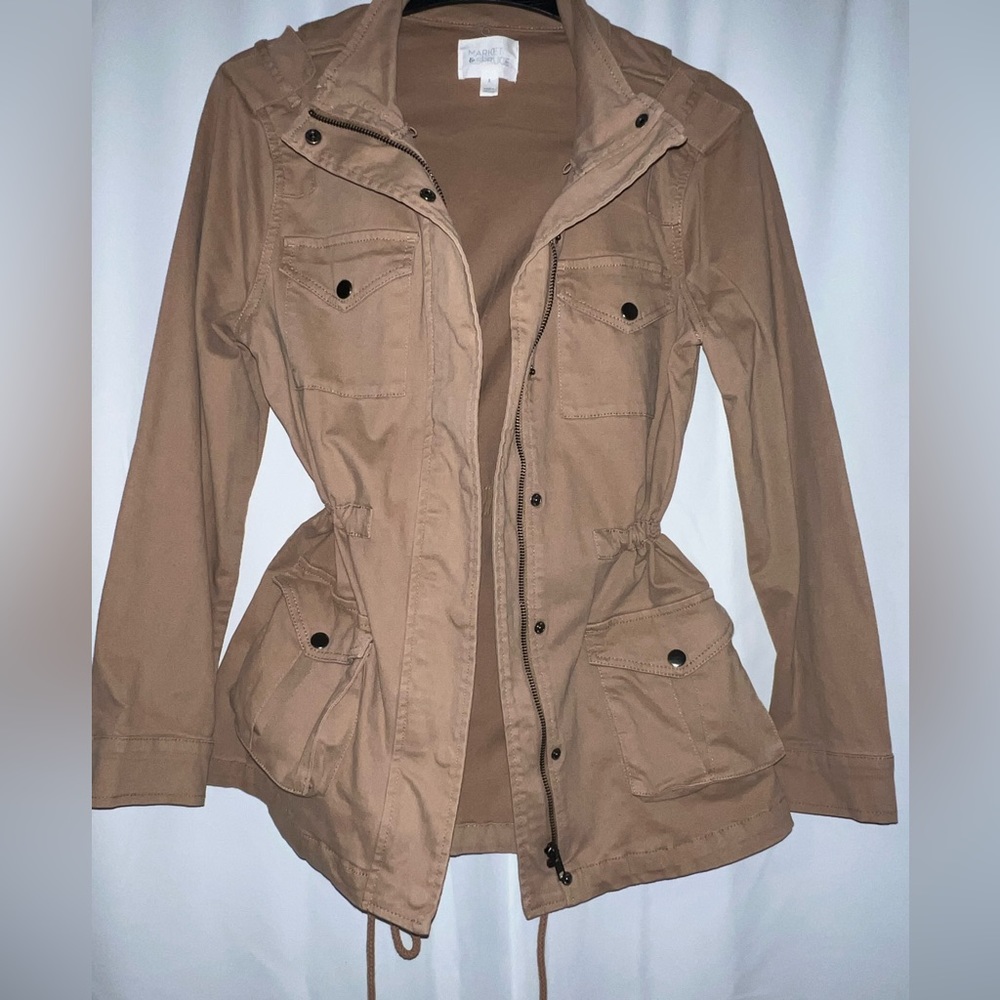 Cinched-Waist Utility Jacket - Picture 5 of 7